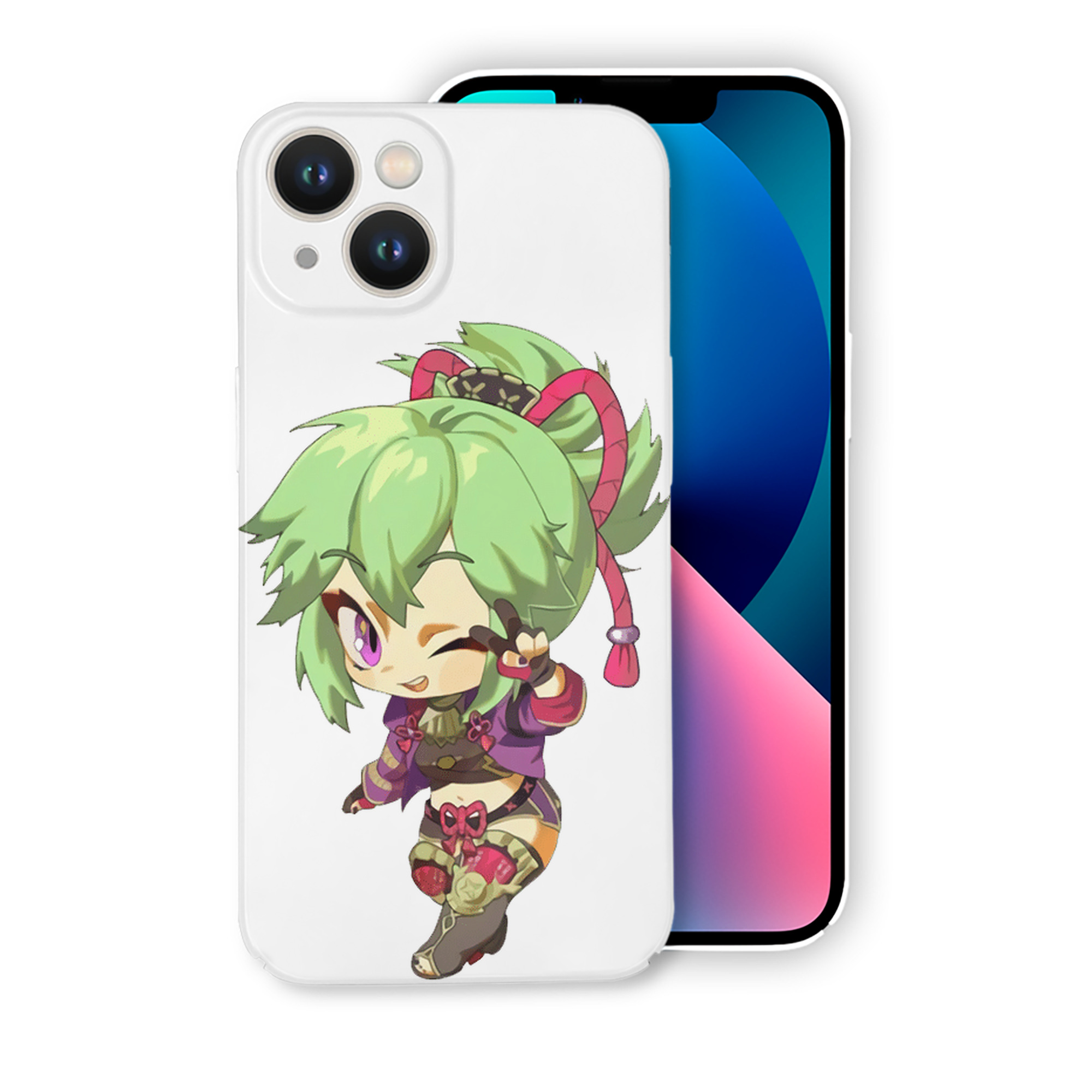 げんし神  久岐忍 くき しのぶ genshin Kuki Shinobu 【iPhone 14シリーズ対応】ハードケース